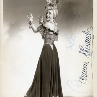 Carmen Miranda Autograph (Click for full image)