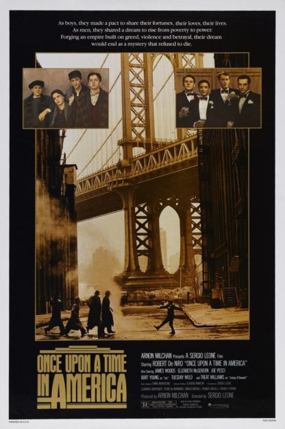 Once Upon a Time in America Movie Poster (Click for full image)
