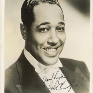 Duke Ellington Autograph (Click for full image)