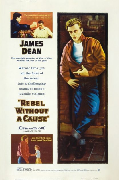 Rebel Without a Cause Movie Poster (Click for full image)