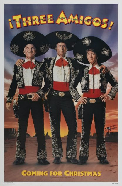 Three Amigos Movie Poster (Click for full image)