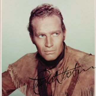 Charlton Heston Autograph (Click for full image)