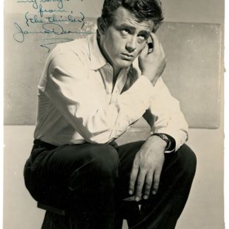 James Dean Autograph (Click for full image)