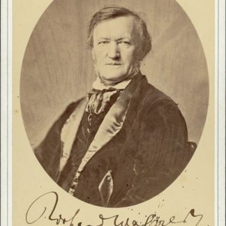 Richard Wagner Autograph (Click for full image)