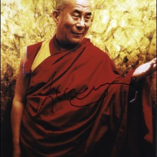 Dalai Lama Autograph (Click for full image)
