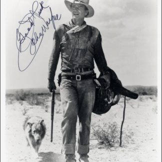 John Wayne Autograph (Click for full image)
