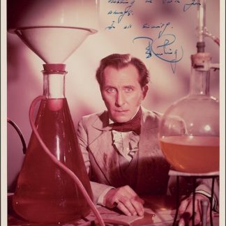 Peter Cushing Autograph (Click for full image)