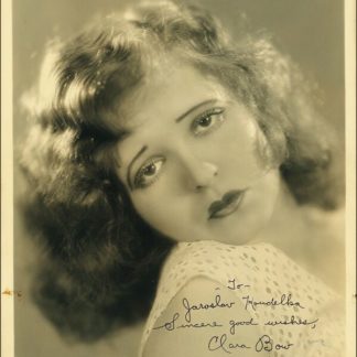 Clara Bow Autograph (Click for full image)