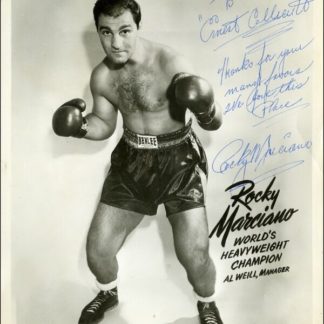 Rocky Marciano Autograph (Click for full image)