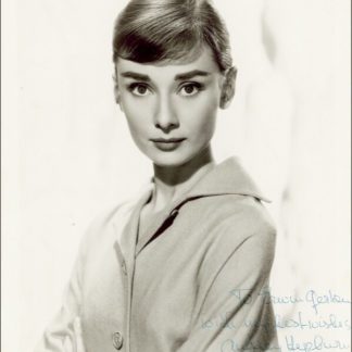 Audrey Hepburn Autograph (Click for full image)