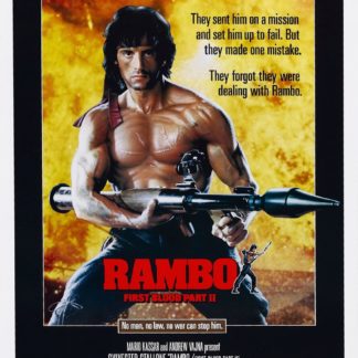 Rambo First Blood Part II Movie Poster (Click for full image)