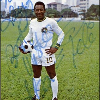 Pele Autograph (Click for full image)