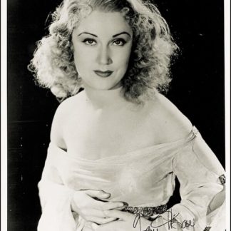 Fay Wray Autograph (Click for full image)
