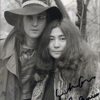 John Lennon Yoko Ono Autograph (Click for full image)