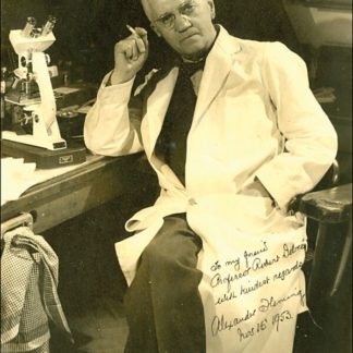 Alexander Fleming Autograph (Click for full image)