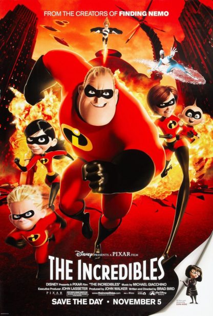 The Incredibles Movie Poster (Click for full image)