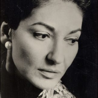 MARIA CALLAS Autograph (Click for full image)