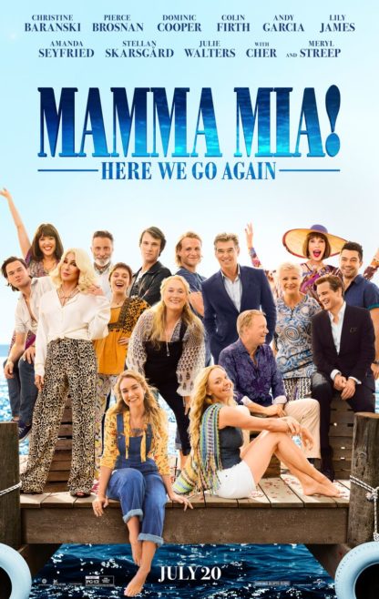 Mamma Mia Here We Go Again Movie Poster (Click for full image)