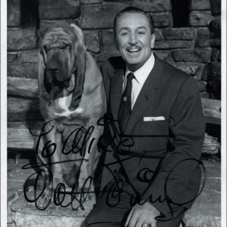 Walt Disney Autograph (Click for full image)
