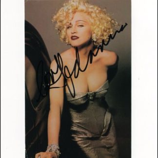 Madonna Autograph (Click for full image)