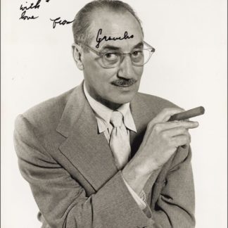 Groucho Marx Autograph (Click for full image)