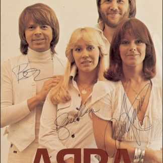 ABBA Autograph (Click for full image)