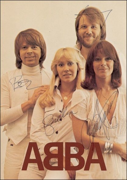 ABBA Autograph (Click for full image)