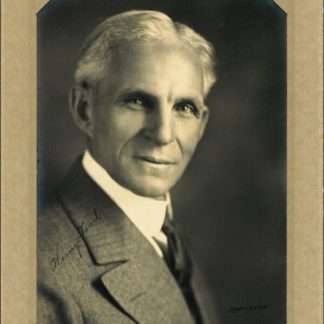 Henry Ford Autograph (Click for full image)