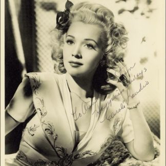 Carole Landis Autograph (Click for full image)