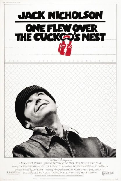 One Flew Over the Cuckoos Nest Movie Poster (Click for full image)