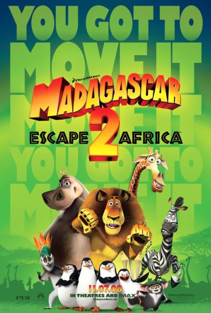 Madagascar Escape 2 Africa Movie Poster (Click for full image)