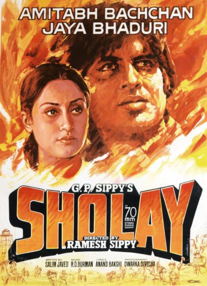 Sholay Movie Poster (Click for full image)