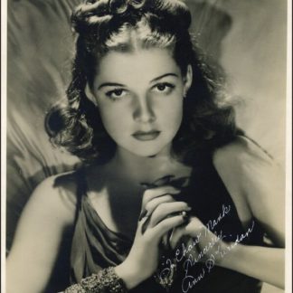 Ann Sheridan Autograph (Click for full image)