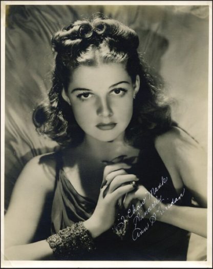 Ann Sheridan Autograph (Click for full image)