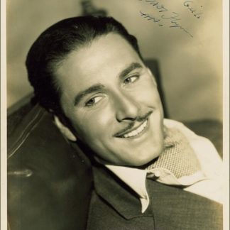 Errol Flynn Autograph (Click for full image)