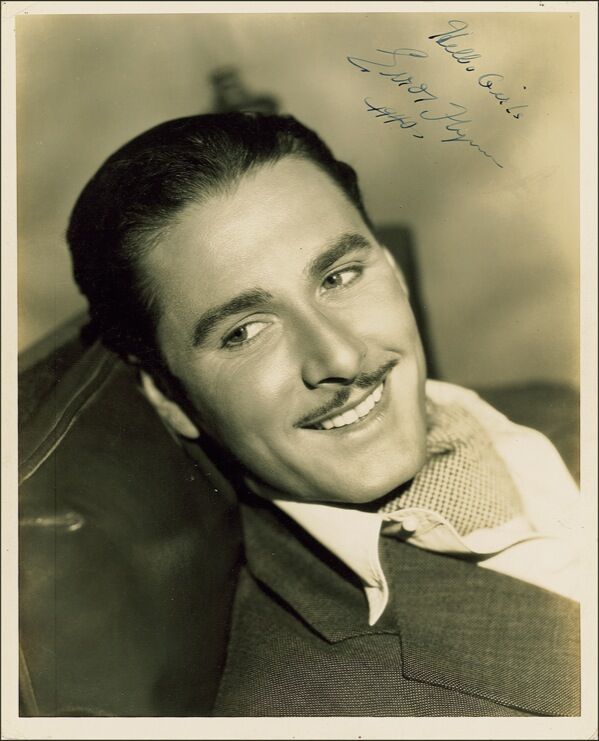 Errol Flynn Autograph (Click for full image) | Best Movie Posters