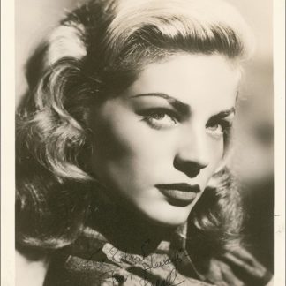 LAUREN BACALL Autograph (Click for full image)