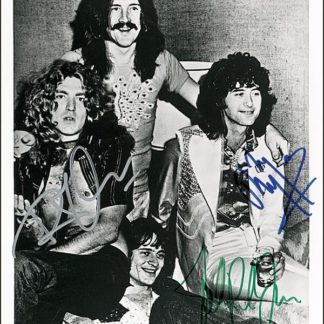 Led Zeppelin Autograph (Click for full image)