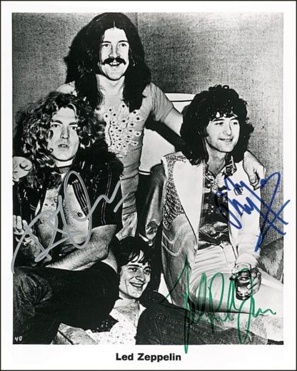 Led Zeppelin Autograph (Click for full image)