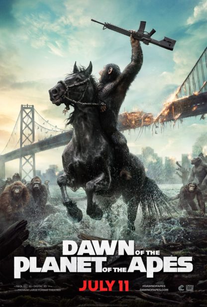 Dawn of the Planet of the Apes Movie Poster (Click for full image)