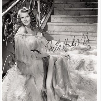 Rita Hayworth Autograph (Click for full image)