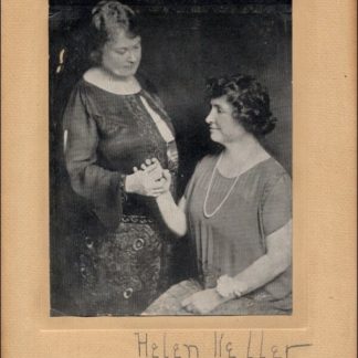 Helen Keller , Anne Sullivan Autograph (Click for full image)