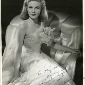 Rita Corday Autograph (Click for full image)