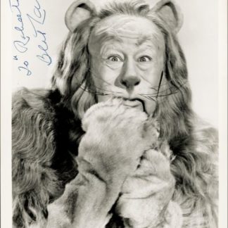 Bert Lahr Autograph (Click for full image)