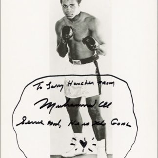 Muhammad Ali Autograph (Click for full image)