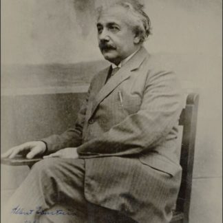 Albert Einstein Autograph (Click for full image)