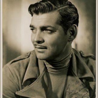 Clark Gable Autograph (Click for full image)