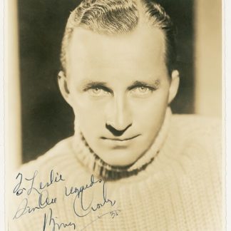 Bing Crosby Autograph (Click for full image)