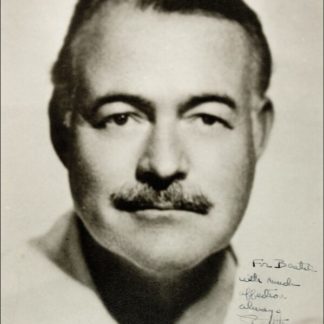 Ernest Hemingway Autograph (Click for full image)