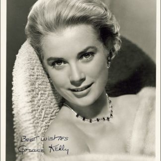 Grace Kelly Autograph (Click for full image)